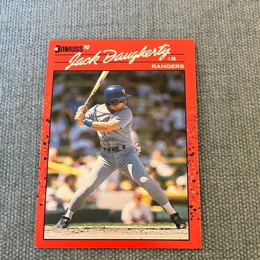 1990 Donruss Texas Rangers Baseball Card Trading Card